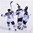 PARIS, FRANCE - MAY 5: Finland's Sebastian Aho #20 (right) celebrates with teammates Mikko Lehtonen #4 (left) and Julius Honka #60 (centre) after scoring against Belarus to make it 1-0 during preliminary round action at the 2017 IIHF Ice Hockey World Championship. (Photo by Matt Zambonin/HHOF-IIHF Images)